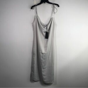 Weekday Sleeveless Onna Dress, Women's Size 38 - Mole Dusty Light